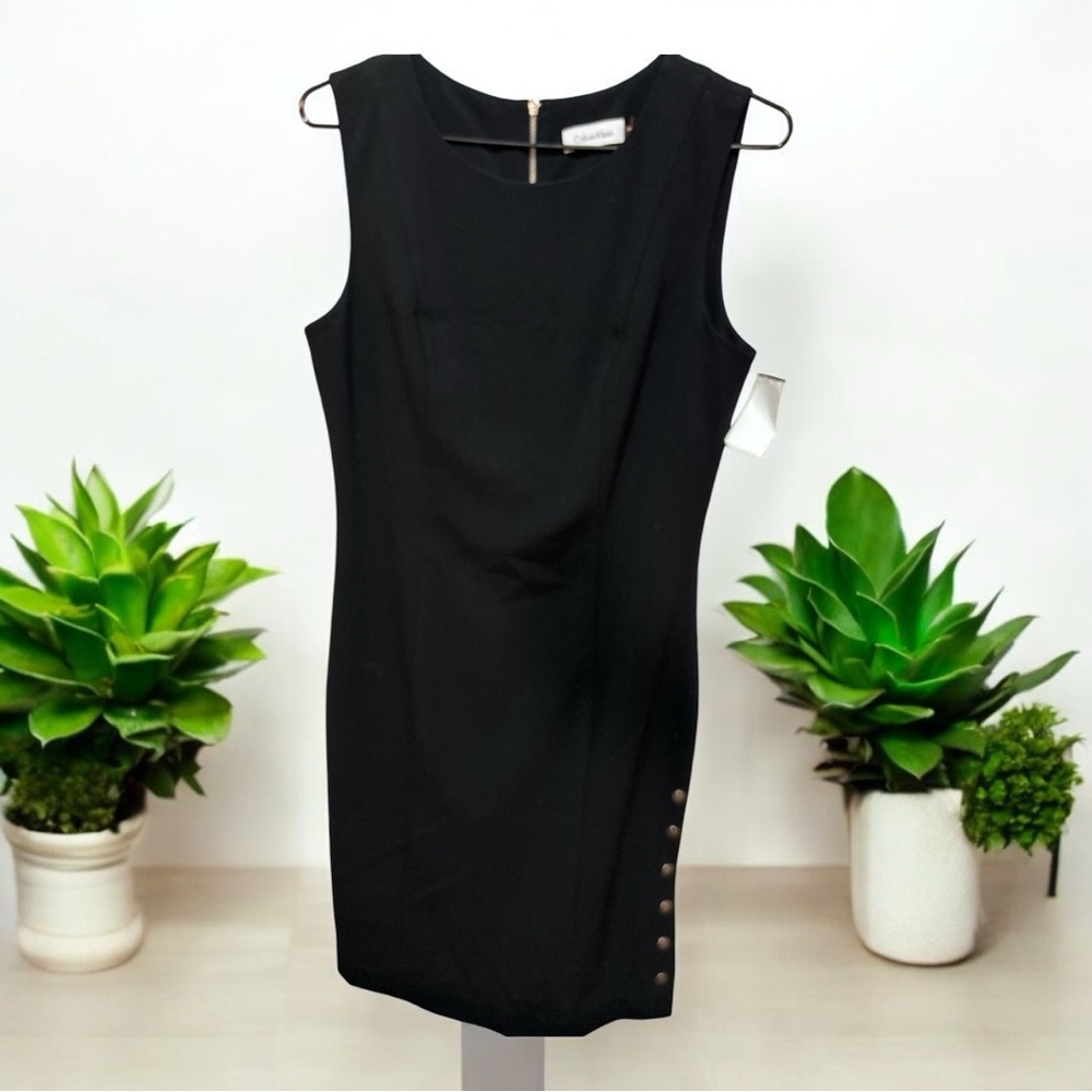 Elegant Black Sleeveless Dress